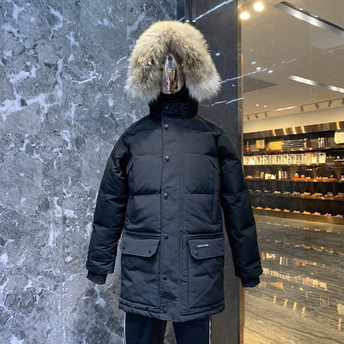 Canada Goose Fur-Trim Hooded Quilted Parka Jacket