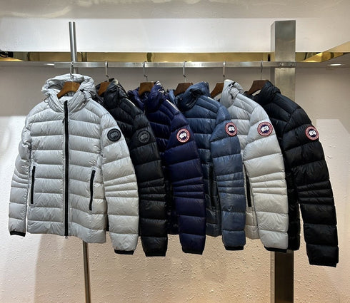 Canada Goose Hooded Short Down Jacket
