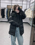 Canada Goose Black Hooded Quilted Puffer Jacket
