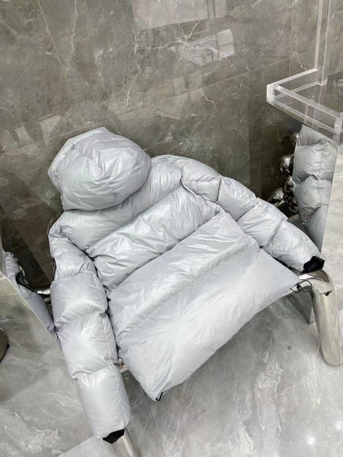 Canada Goose Hooded Glossy Puffer Jacket