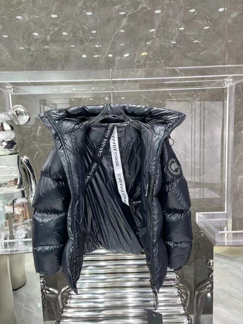 Canada Goose Hooded Glossy Puffer Jacket