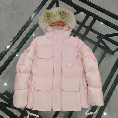Canada Goose Fur-Trim Hooded Puffer Jacket