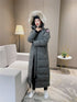 Canada Goose Women's Hooded Fur-Trim Long Down Jacket