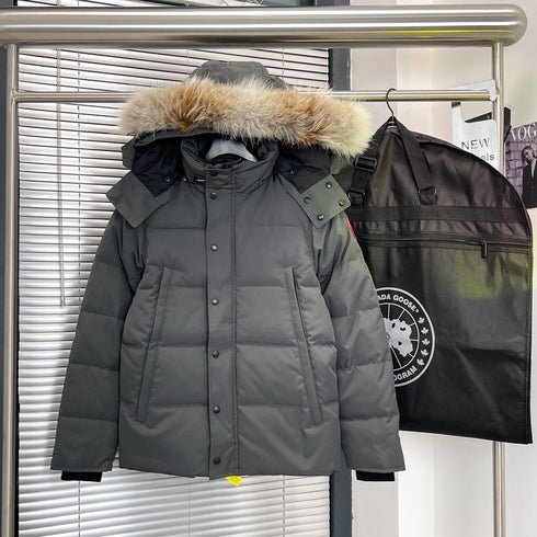Canada Goose Fur-Trim Hood Puffer Jacket