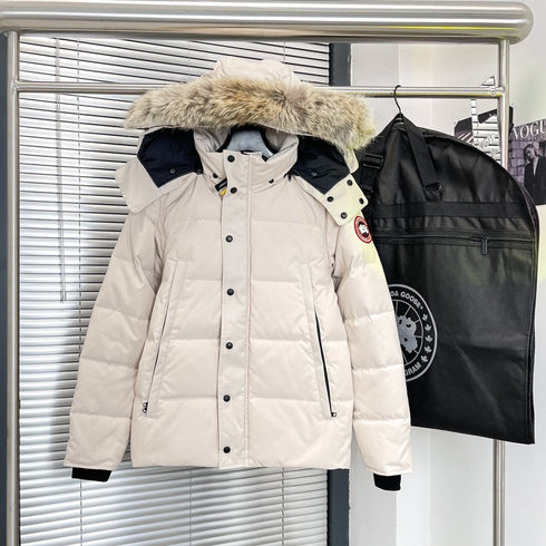 Canada Goose Fur-Trim Hood Puffer Jacket