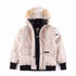 Canada Goose Fur-Trim Hooded Bomber Jacket