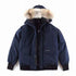 Canada Goose Fur-Trim Hooded Bomber Jacket
