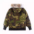 Canada Goose Fur-Trim Hooded Bomber Jacket