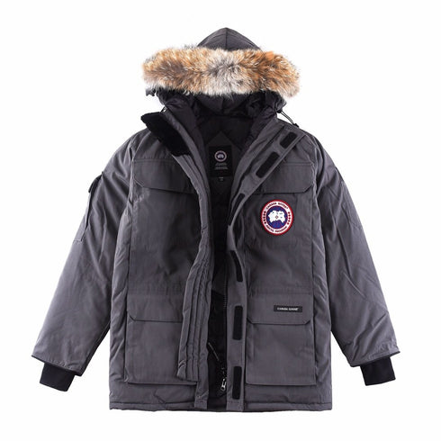 Canada Goose Hooded Fur-Trim Puffer Jacket
