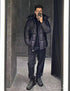 Moncler Black Quilted Hooded Puffer Coat