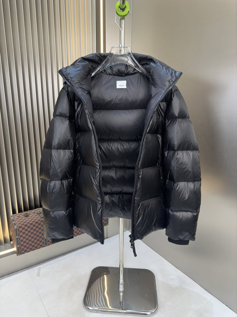 Burberry Black Hooded Puffer Jacket