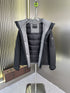 Prada Dark Grey Hooded Two-Piece Jacket Set