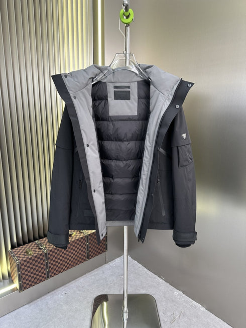 Prada Hooded Technical Jacket