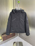 Prada Dark Grey Hooded Two-Piece Jacket Set
