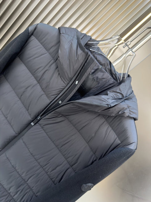 Moncler Hooded Hybrid Puffer Jacket