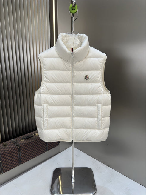 Moncler Quilted Stand-Collar Down Vest