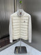 Moncler Quilted Knit-Sleeve Zip Jacket