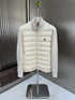 Moncler Quilted Knit-Sleeve Zip Jacket