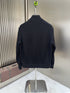 Moncler Quilted Knit-Sleeve Zip Jacket
