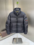 Prada Black Quilted Puffer Jacket with Contrast Lining