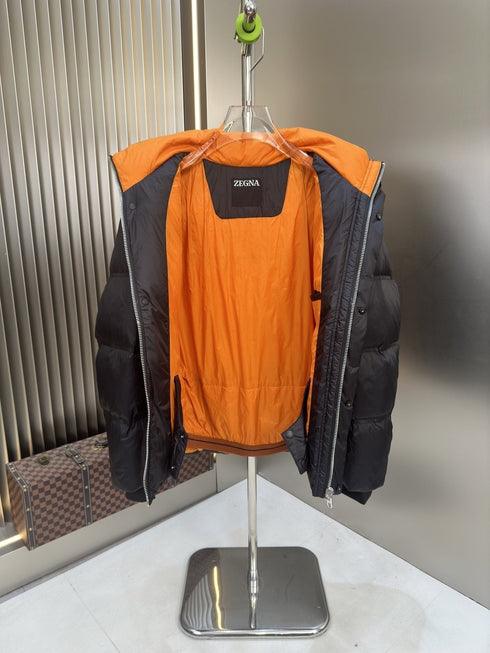 Zegna Hooded Quilted Puffer Coat