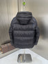 Dior Tonal Monogram Hooded Puffer Jacket