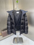 Dior Tonal Monogram Hooded Puffer Jacket