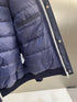 Gucci Navy Hooded Monogram Puffer Jacket