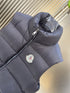 Moncler Navy Quilted Down Vest