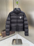 Moncler Black Hooded Quilted Puffer Coat