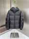 LV Hooded Tonal Monogram Puffer Coat