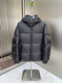 LV Hooded Tonal Monogram Puffer Coat
