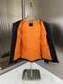 Zegna Hooded Puffer Coat with Orange Lining