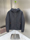 Zegna Hooded Puffer Coat with Orange Lining