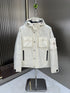 Zegna Hooded Utility Coat with Orange Trim