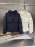 Zegna Hooded Utility Coat with Orange Trim