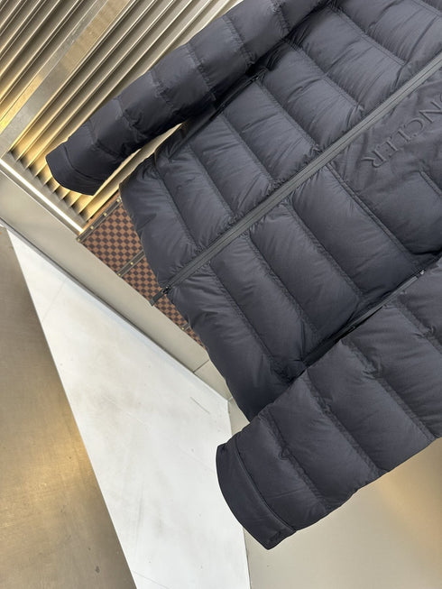 Moncler Navy Quilted Puffer Coat