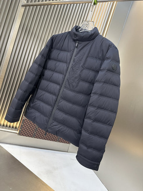 Moncler Navy Quilted Puffer Coat
