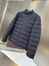 Moncler Navy Quilted Puffer Coat