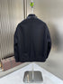 Prada Navy Zip-Front Jacket