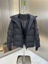 Dior Black Hooded Quilted Puffer Jacket