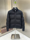 Moncler Quilted Knit-Sleeve Puffer Coat