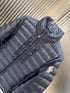 Moncler Black Quilted Zip-Front Puffer Coat