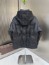 LV Hooded Quilted Puffer Coat