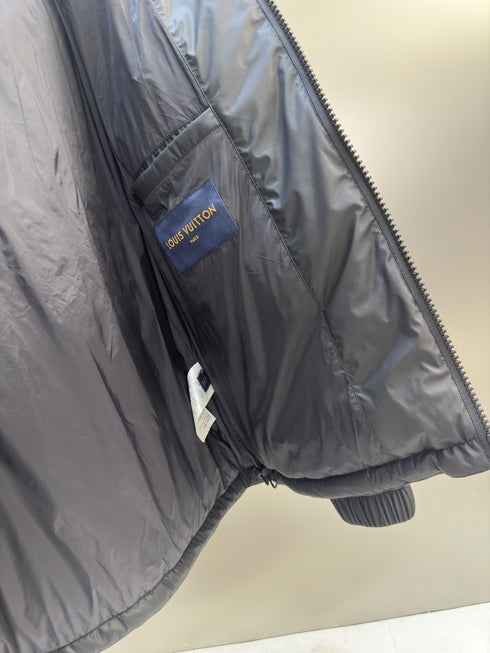 LV Hooded Quilted Puffer Coat