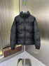 LV Tonal Monogram Quilted Puffer Coat