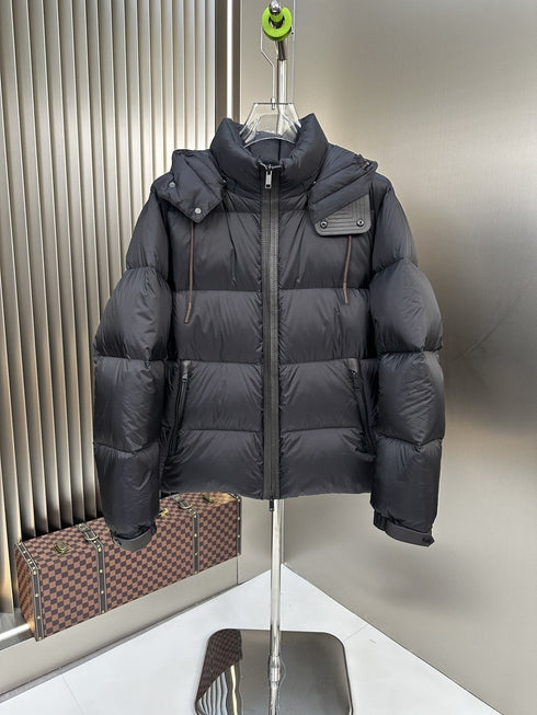 Zegna Hooded Quilted Puffer Coat