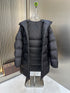 Moncler Hooded Long Quilted Down Coat