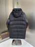 Moncler Hooded Long Quilted Down Coat
