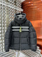 Gucci Hooded Striped Panel Puffer Jacket